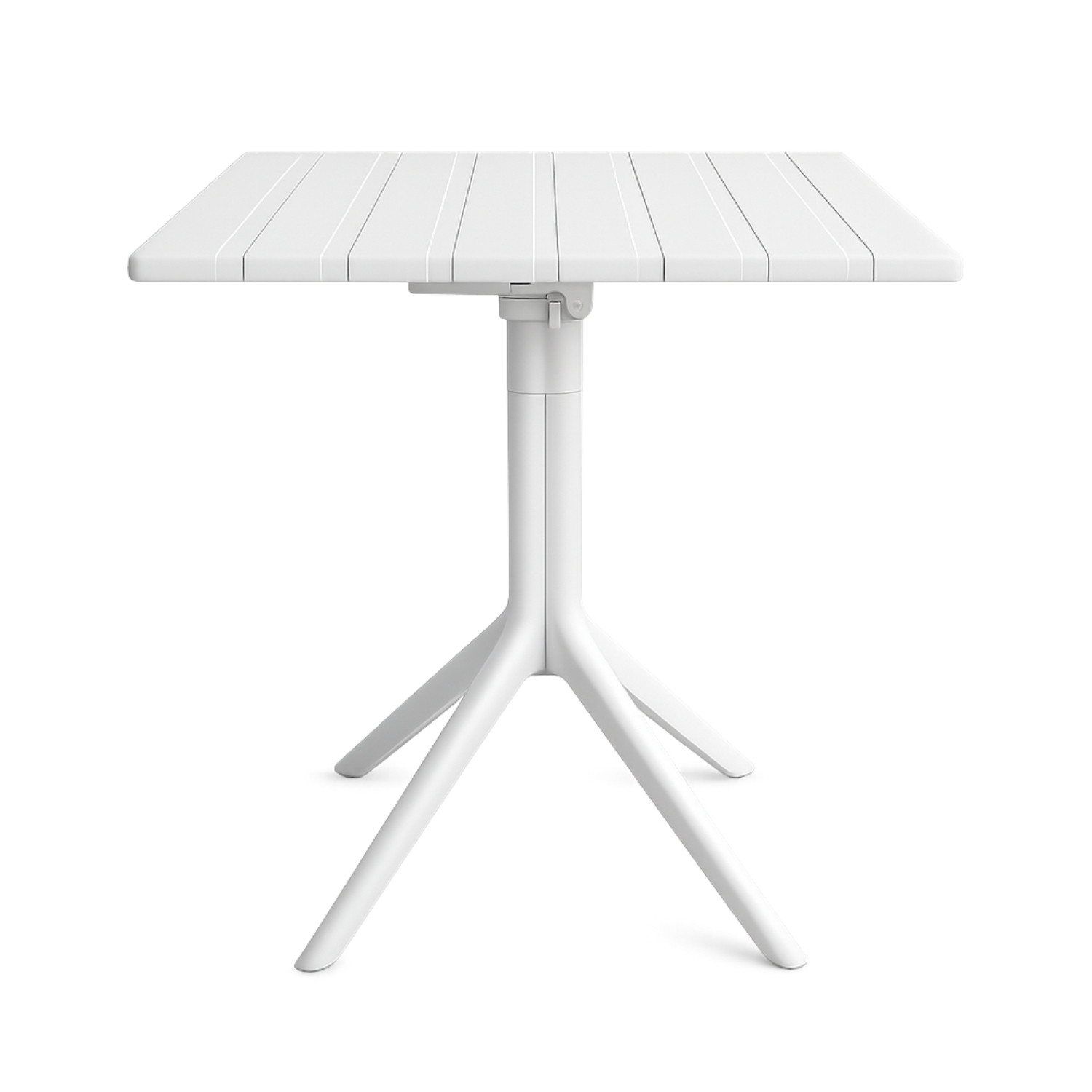 Mesa de Bar Cuadrada 70x70cm Ares en Polipropileno con Tablero Plegable para Interior y Exterior 7house Mesas de Comedor 1